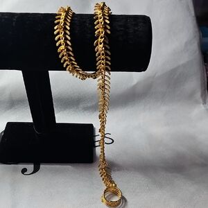 Sassy Jones Gold Bracelet/Ring Combo